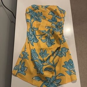 Pepper mayo, size small , mini strapless dresss